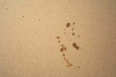 Yağlı lekeli bir kutunun kahverengi kağıt parçası.,
