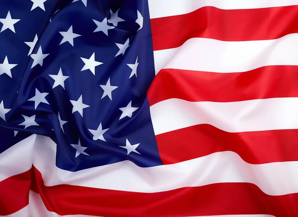 美利坚合众国国家纺织旗，表面在瓦 — 图库照片