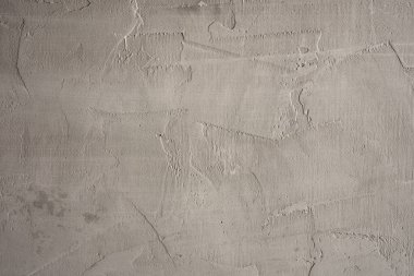 Spatula çıkıntılı gri beton duvar dokusu, tam çerçeve