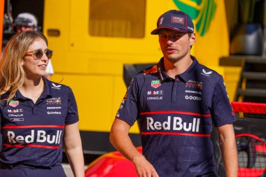  Max Verstappen (NED) - Oracle Red Bull Racing - Red Bull RB21 - Honda RBPT Formula 1 Pirelli Gran Premio dItalia 2025 Monza Circuit, Lombardy, İtalya, 6-9 Eylül 2025 tarihleri arasında. 2025 FIA Formula 1 Dünya Şampiyonasının 16. raundu.