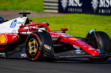  Charles Leclerc (MON) - Scuderia Ferrari - Ferrari SF-25 - Ferrari Formula 1 Pirelli Gran Premio dItalia 2025 tarihinde 6-9 Eylül 2025 tarihleri arasında İtalya 'nın Monza Pisti' nde gerçekleşti. 2025 FIA Formula 1 Dünya Şampiyonasının 16. raundu. 