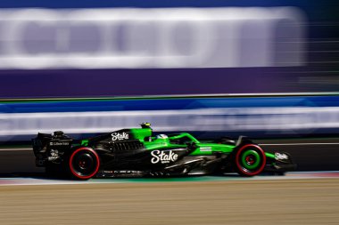 Gabriel Bortoleto (BRA) 6-9 Eylül 2025 tarihleri arasında İtalya 'nın Monza Pisti' nde düzenlenen Formula 1 Pirelli Gran Premio dItalia 2025 sezonunda F1 Team Sauber 'ı ele geçirdi. 2025 FIA Formula 1 Dünya Şampiyonasının 16. raundu.