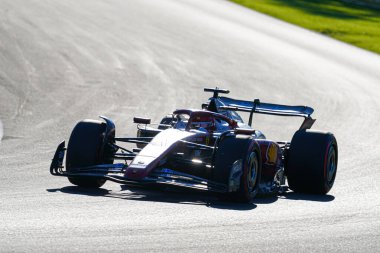  Charles Leclerc (MON) - Scuderia Ferrari - Ferrari SF-25 - Ferrari Formula 1 Pirelli Gran Premio dItalia 2025 tarihinde 6-9 Eylül 2025 tarihleri arasında İtalya 'nın Monza Pisti' nde gerçekleşti. 2025 FIA Formula 1 Dünya Şampiyonasının 16. raundu. 