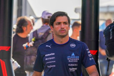  Carlos Sainz Jr. (ESP) - Williams Racing - Williams FW47 - Mercedes Formula 1 Pirelli Gran Premio dItalia 2025 Monza Pisti, Lombardy, İtalya, 6-9 Eylül 2025 tarihleri arasında. 2025 FIA Formula 1 Dünya Şampiyonasının 16. raundu.