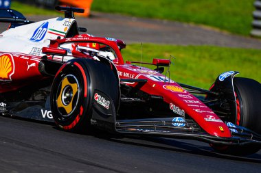 Charles Leclerc (MON) - Scuderia Ferrari - Ferrari SF-25 - Ferrari Formula 1 Pirelli Gran Premio dItalia 2025 tarihinde 6-9 Eylül 2025 tarihleri arasında İtalya 'nın Monza Pisti' nde gerçekleşti. 2025 FIA Formula 1 Dünya Şampiyonasının 16. raundu. 