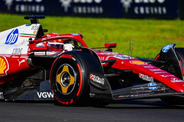  Charles Leclerc (MON) - Scuderia Ferrari - Ferrari SF-25 - Ferrari Formula 1 Pirelli Gran Premio dItalia 2025 tarihinde 6-9 Eylül 2025 tarihleri arasında İtalya 'nın Monza Pisti' nde gerçekleşti. 2025 FIA Formula 1 Dünya Şampiyonasının 16. raundu.