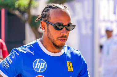  Lewis Hamilton (GBR) - Scuderia Ferrari - Ferrari SF-25 - Ferrari Formula 1 Pirelli Gran Premio dItalia 2025 Monza Circuit, Lombardy, İtalya, 6-9 Eylül 2025 tarihleri arasında. 2025 FIA Formula 1 Dünya Şampiyonasının 16. raundu.