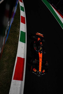  Oscar Piastri (AUS) - McLaren Formula 1 Takımı - McLaren MCL39 - Mercedes Formula 1 Pirelli Gran Premio dItalia 2025 Monza Pisti, Lombardy, İtalya, 6-9 Eylül 2025 tarihleri arasında. 2025 FIA Formula 1 Dünya Şampiyonasının 16. raundu.