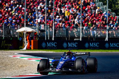 Alexander Albon (THA) - Williams Racing - Williams FW47 - Mercedes Formula 1 Pirelli Gran Premio dItalia 2025 Monza Pisti, Lombardy, İtalya, 6-9 Eylül 2025 tarihleri arasında. 2025 FIA Formula 1 Dünya Şampiyonasının 16. raundu.
