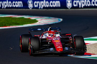  Charles Leclerc (MON) - Scuderia Ferrari - Ferrari SF-25 - Ferrari Formula 1 Pirelli Gran Premio dItalia 2025 tarihinde 6-9 Eylül 2025 tarihleri arasında İtalya 'nın Monza Pisti' nde gerçekleşti. 2025 FIA Formula 1 Dünya Şampiyonasının 16. raundu.