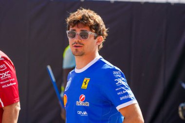  Charles Leclerc (MON) - Scuderia Ferrari - Ferrari SF-25 - Ferrari Formula 1 Pirelli Gran Premio dItalia 2025 tarihinde 6-9 Eylül 2025 tarihleri arasında İtalya 'nın Monza Pisti' nde gerçekleşti. 2025 FIA Formula 1 Dünya Şampiyonasının 16. raundu.