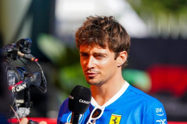  Charles Leclerc (MON) - Scuderia Ferrari - Ferrari SF-25 - Ferrari Formula 1 Pirelli Gran Premio dItalia 2025 tarihinde 6-9 Eylül 2025 tarihleri arasında İtalya 'nın Monza Pisti' nde gerçekleşti. 2025 FIA Formula 1 Dünya Şampiyonasının 16. raundu.
