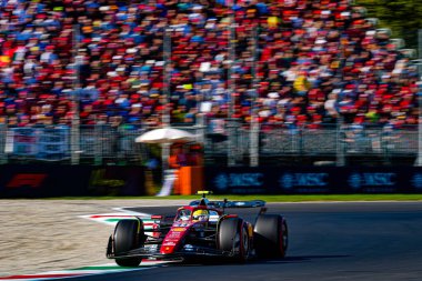  Lewis Hamilton (GBR) - Scuderia Ferrari - Ferrari SF-25 - Ferrari Formula 1 Pirelli Gran Premio dItalia 2025 Monza Circuit, Lombardy, İtalya, 6-9 Eylül 2025 tarihleri arasında. 2025 FIA Formula 1 Dünya Şampiyonasının 16. raundu.