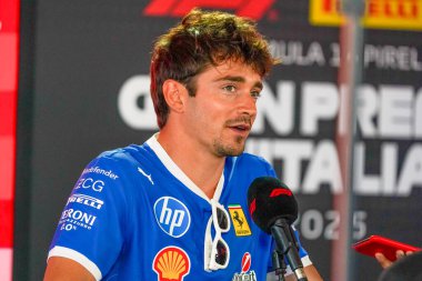  Charles Leclerc (MON) - Scuderia Ferrari - Ferrari SF-25 - Ferrari Formula 1 Pirelli Gran Premio dItalia 2025 tarihinde 6-9 Eylül 2025 tarihleri arasında İtalya 'nın Monza Pisti' nde gerçekleşti. 2025 FIA Formula 1 Dünya Şampiyonasının 16. raundu.