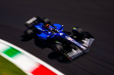  Alexander Albon (THA) - Williams Racing - Williams FW47 - Mercedes Formula 1 Pirelli Gran Premio dItalia 2025 Monza Pisti, Lombardy, İtalya, 6-9 Eylül 2025 tarihleri arasında. 2025 FIA Formula 1 Dünya Şampiyonasının 16. raundu.