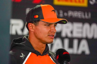  Lando Norris (GBR) - McLaren Formula 1 Takımı - McLaren MCL39 - Mercedes Formula 1 Pirelli Gran Premio dItalia 2025 Monza Pisti, Lombardy, İtalya, 6-9 Eylül 2025 tarihleri arasında. 2025 FIA Formula 1 Dünya Şampiyonasının 16. raundu.