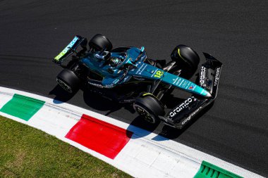  Lance Stroll (CAN) - Aston Martin Aramco F1 Takımı - Aston Martin AMR25 - Mercedes Formula 1 Pirelli Gran Premio dItalia 2025 Monza Pisti, Lombardy, İtalya, 6-9 Eylül 2025 tarihleri arasında. 
