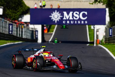  Lewis Hamilton (GBR) - Scuderia Ferrari - Ferrari SF-25 - Ferrari Formula 1 Pirelli Gran Premio dItalia 2025 Monza Circuit, Lombardy, İtalya, 6-9 Eylül 2025 tarihleri arasında. 2025 FIA Formula 1 Dünya Şampiyonasının 16. raundu.