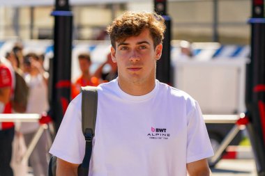  Franco Colapinto (ARG) - 6 Eylül - 9 Eylül 2025 tarihleri arasında İtalya 'nın Monza Pisti' nde düzenlenen Formula 1 Pirelli Gran Premio dItalia 2025 sırasında Alpine F1. 2025 FIA Formula 1 Dünya Şampiyonasının 16. raundu.   