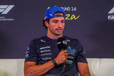  Carlos Sainz Jr. (ESP) - Williams Racing - Williams FW47 - Mercedes Formula 1 Pirelli Gran Premio dItalia 2025 Monza Pisti, Lombardy, İtalya, 6-9 Eylül 2025 tarihleri arasında. 2025 FIA Formula 1 Dünya Şampiyonasının 16. raundu.