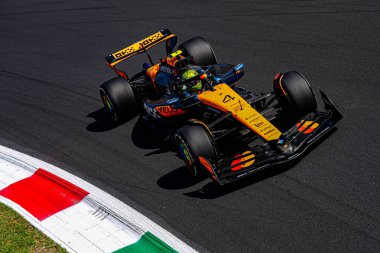  Lando Norris (GBR) - McLaren Formula 1 Takımı - McLaren MCL39 - Mercedes Formula 1 Pirelli Gran Premio dItalia 2025 Monza Pisti, Lombardy, İtalya, 6-9 Eylül 2025 tarihleri arasında. 2025 FIA Formula 1 Dünya Şampiyonasının 16. raundu.
