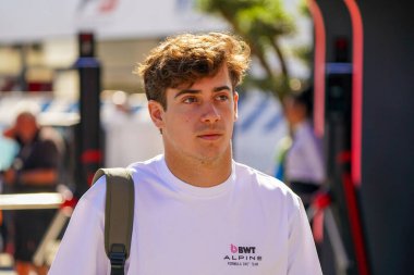  Franco Colapinto (ARG) - 6 Eylül - 9 Eylül 2025 tarihleri arasında İtalya 'nın Monza Pisti' nde düzenlenen Formula 1 Pirelli Gran Premio dItalia 2025 sırasında Alpine F1. 2025 FIA Formula 1 Dünya Şampiyonasının 16. raundu. 