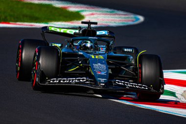  Lance Stroll (CAN) - Aston Martin Aramco F1 Takımı - Aston Martin AMR25 - Mercedesduring the Formula 1 Pirelli Gran Premio dItalia 2025 Monza Pisti, Lombardy, İtalya, 6-9 Eylül 2025. 