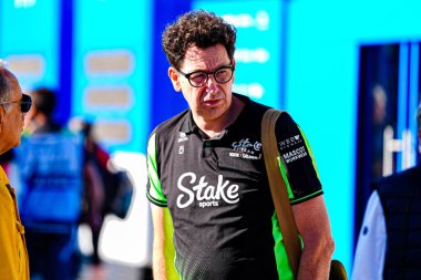 Mattia Binotto (ITA) Sauber, 6 Eylül - 9 Eylül 2025 tarihleri arasında İtalya 'nın Monza Pisti' nde düzenlenen Formula 1 Pirelli Gran Premio dItalia 2025 sırasında. 2025 FIA Formula 1 Dünya Şampiyonasının 16. raundu.