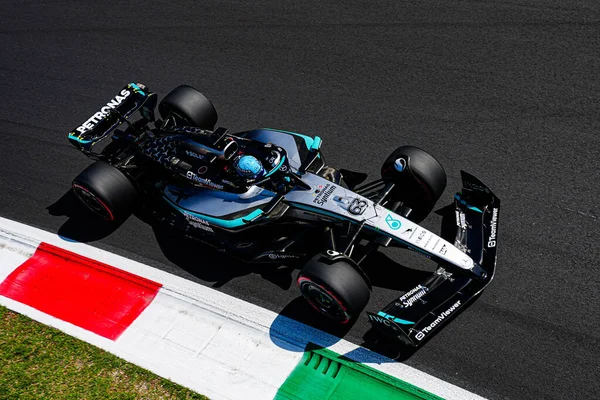  George Russell (GBR) - Mercedes-AMG PETRONAS F1 Takımı - Mercedes W16 - Mercedes E Performansı Formula 1 Pirelli Gran Premio dItalia 2025 Monza Circuit, Lombardy, İtalya, 6-9 Eylül 2025 tarihleri arasında. 