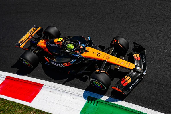  Lando Norris (GBR) - McLaren Formula 1 Takımı - McLaren MCL39 - Mercedes Formula 1 Pirelli Gran Premio dItalia 2025 Monza Pisti, Lombardy, İtalya, 6-9 Eylül 2025 tarihleri arasında. 2025 FIA Formula 1 Dünya Şampiyonasının 16. raundu. 