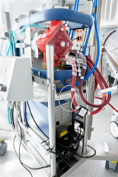 Pracy Maszyny Ecmo Departamencie Intensywnej Opieki Medycznej — Zdjęcie stockowe