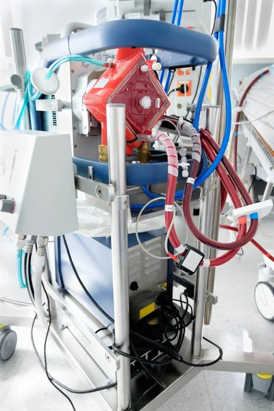 Máquina Trabajo Ecmo Departamento Cuidados Intensivos — Foto de Stock