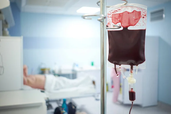 Blodtransfusion Iva — Stockfoto