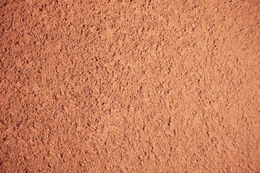 Tenis sahasının kırmızı kum dokusu