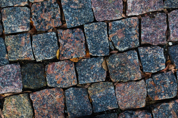 Old red paving tiles