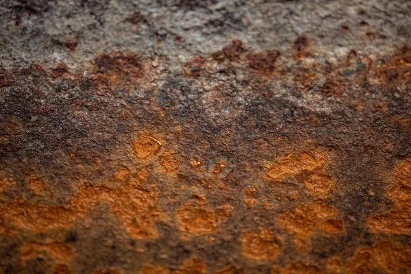 Het Patroon Van Roestig Metaal Corrosie Van Metalen Achtergrond — Stockfoto