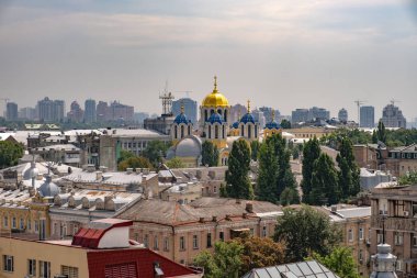 Kiev, Ukrayna Saint Volodymyr s Katedrali penceresinden görüntüle