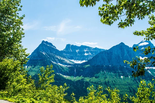 Die Aussicht Von Der Going Sun Road Park Ist Atemberaubend — Stockfoto