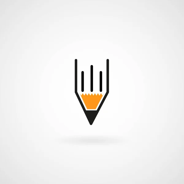 Simply Pencil Icon Vector Fashion Eps File — стоковый вектор