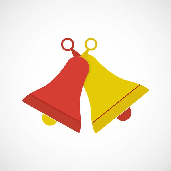 Czerwone i żółte dzwonki, wektor — Wektor stockowy