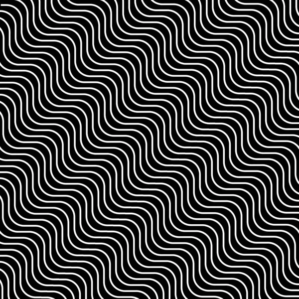 Fond noir et blanc illusion hypnotique, vecteur — Image vectorielle