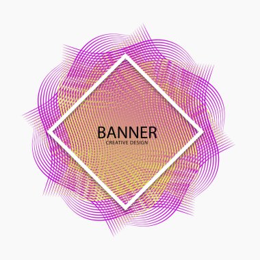 Soyut renkli boya kontur modern afiş, vektör, illüstrasyon, eps 10 dosya