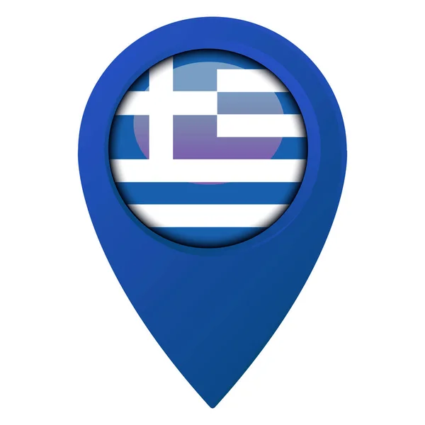 Лоскутная икона для Греции — стоковый вектор