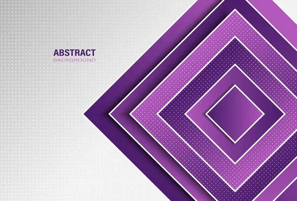 Abstrakte Moderne Blaue Geometrische Vorlage Mit Quadratischen Formen Komposition Und — Stockvektor