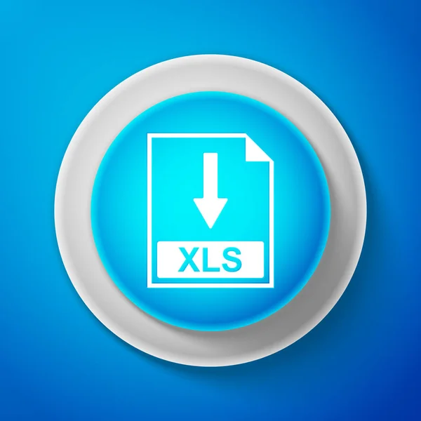 Xls Datei Dokument-Symbol. xls button sign herunterladen — Stockvektor