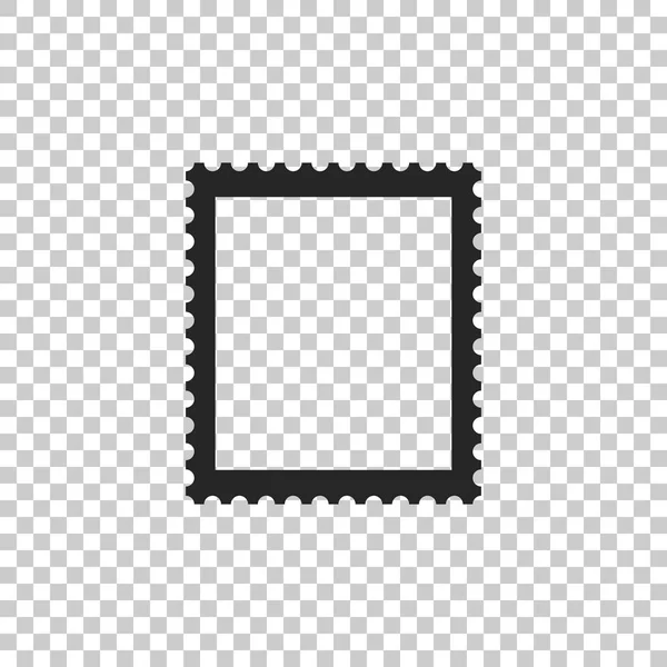 Poststempelsymbol isoliert auf transparentem Hintergrund. flache Bauweise. Vektorillustration — Stockvektor