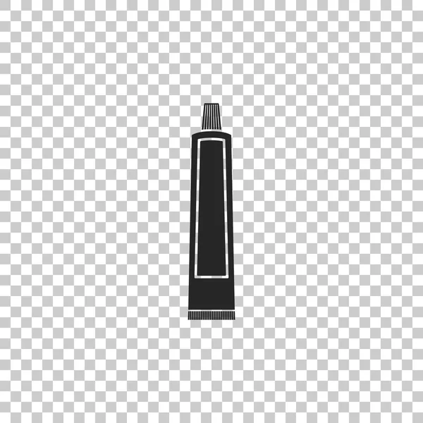 Tube Zahnpasta-Symbol isoliert auf transparentem Hintergrund. flache Bauweise. Vektorillustration — Stockvektor
