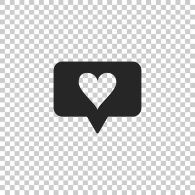 Hangi tarihlerde ve simgesi üzerinde şeffaf arka plan izole kalp. Sayaç tebliğ kutsal kişilerin resmi. Takipçisi Insta. Düz tasarım. Vektör çizim