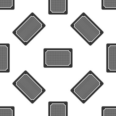 Paspas simgesi izole Dikişsiz desen beyaz arka plan üzerinde. Mat işaret edilir. Düz tasarım. Vektör çizim