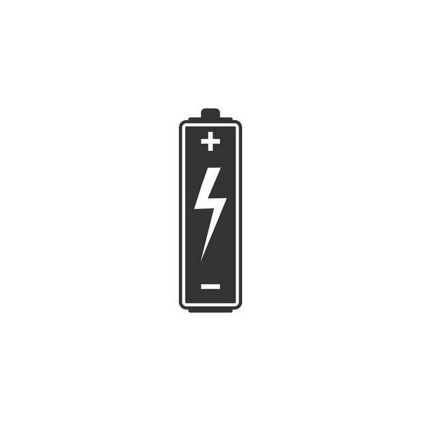 Battery icon isolated. Flat design. Vector Illustration